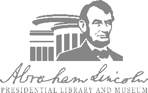 abrahamlincoln Logo of the Abraham Lincoln Presidential Library and Museum featuring a stylized portrait of Abraham Lincoln and an illustration of a building, with the text "Abraham Lincoln Presidential Library and Museum" below.